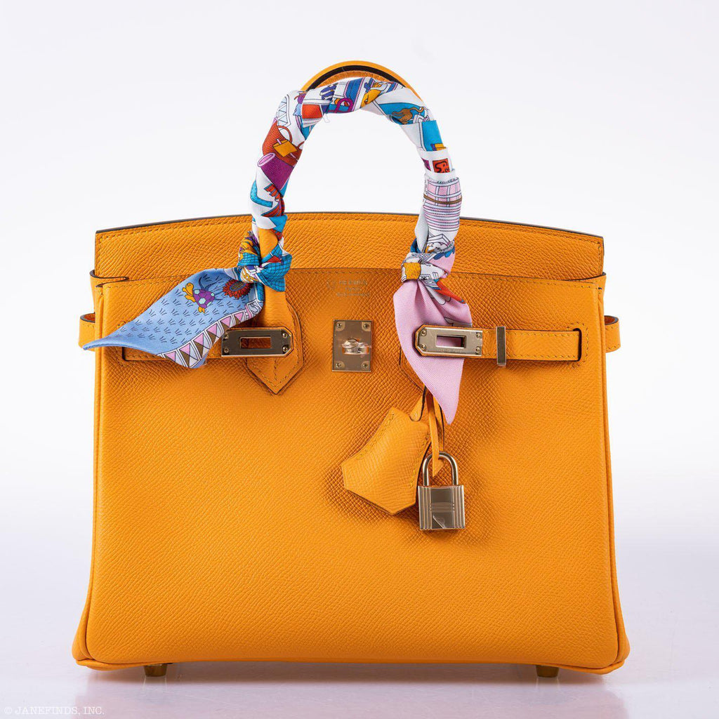 HermÃƒÆ’Ã‚Â¨s Birkin 25 HSS Jaune d'Or Epsom Gold Hardware - 2020, Y