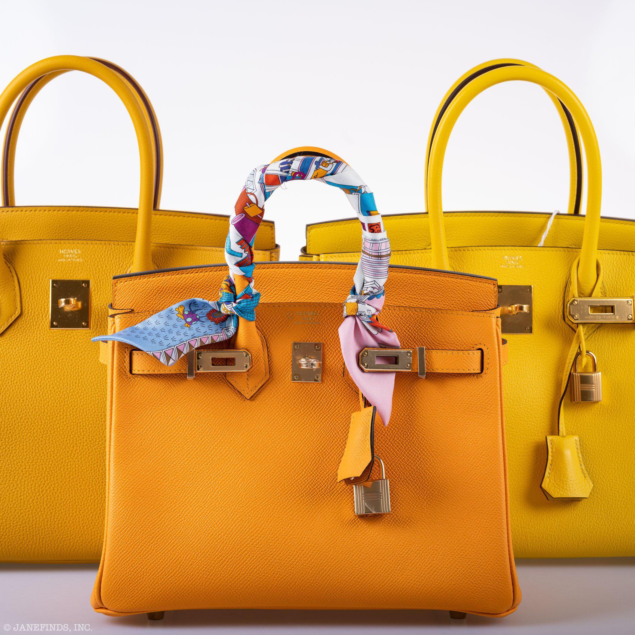 HermÃƒÆ’Ã‚Â¨s Birkin 25 HSS Jaune d'Or Epsom Gold Hardware - 2020, Y