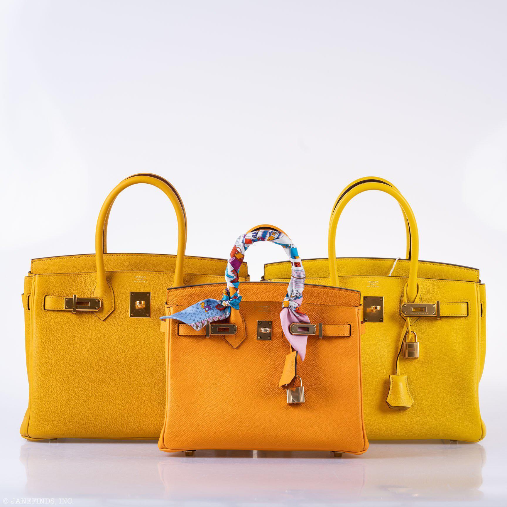 HermÃƒÆ’Ã‚Â¨s Birkin 25 HSS Jaune d'Or Epsom Gold Hardware - 2020, Y