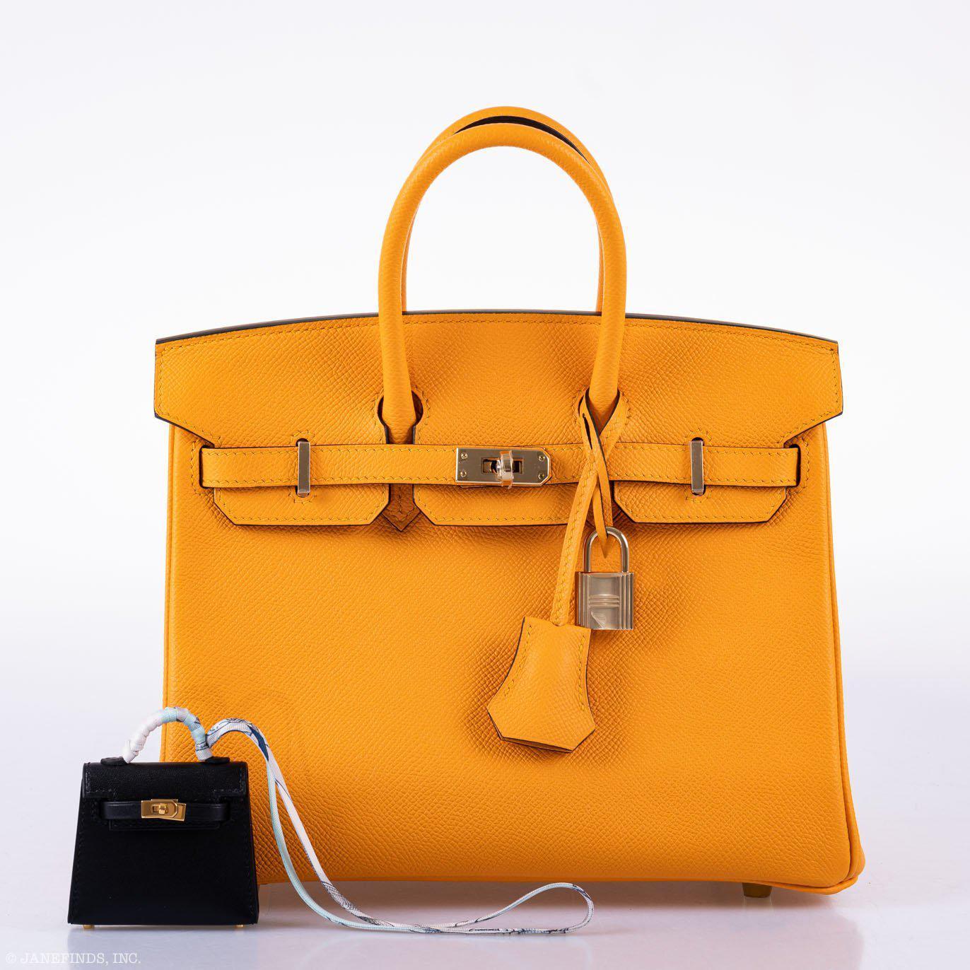 HermÃƒÆ’Ã‚Â¨s Birkin 25 HSS Jaune d'Or Epsom Gold Hardware - 2020, Y