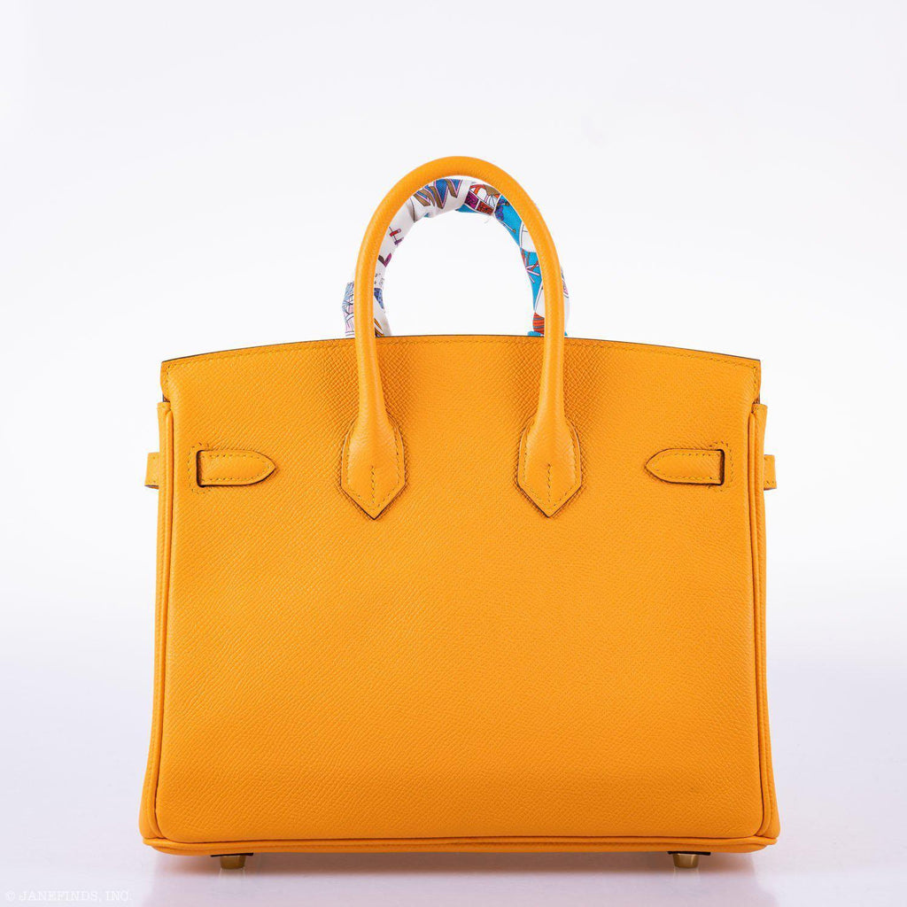 HermÃƒÆ’Ã‚Â¨s Birkin 25 HSS Jaune d'Or Epsom Gold Hardware - 2020, Y