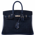 HermÃƒÆ’Ã‚Â¨s Birkin 25 Indigo Lizard Palladium Hardware - 2019