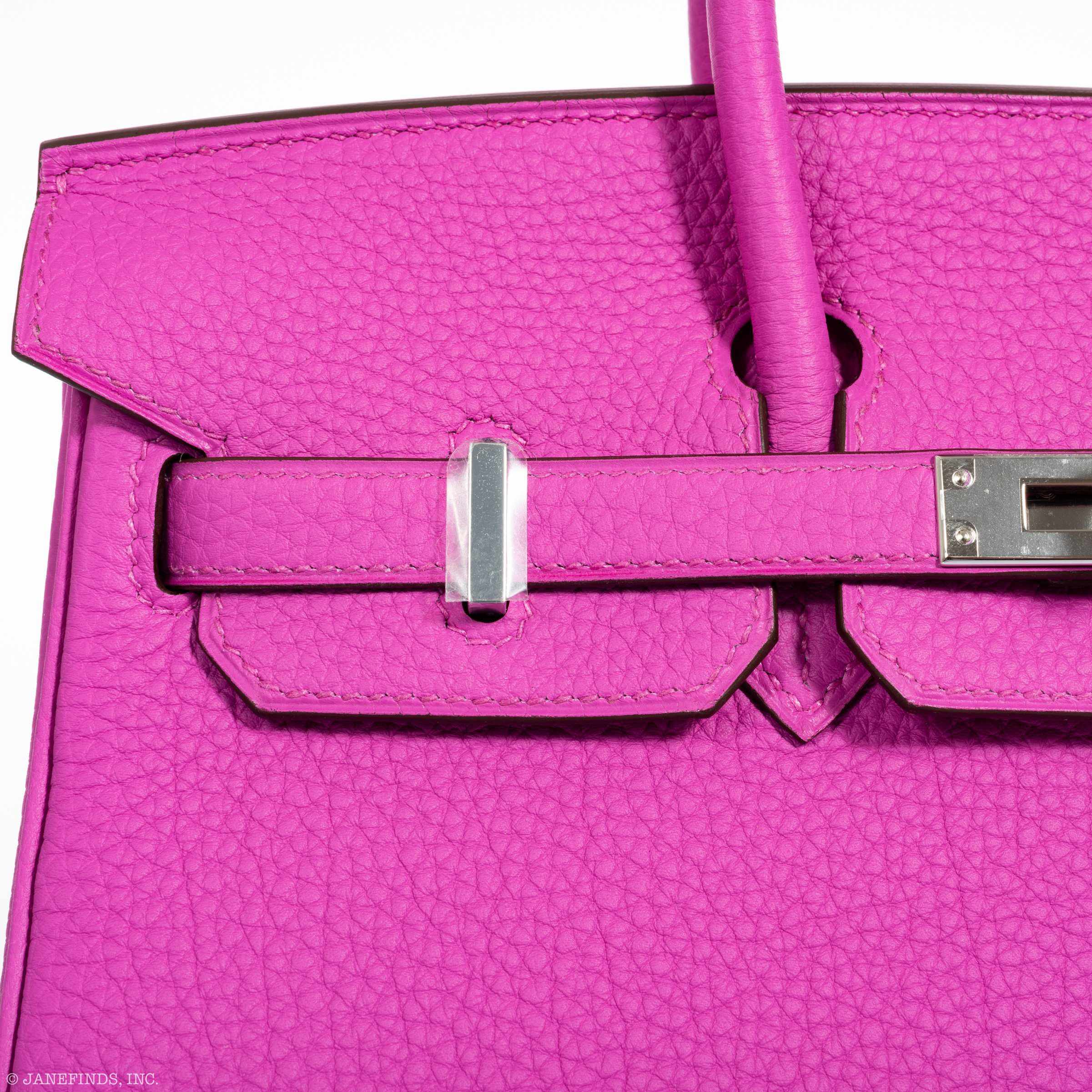 HermÃƒÆ’Ã‚Â¨s Birkin 25 Magnolia Togo Palladium Hardware - 2018, C