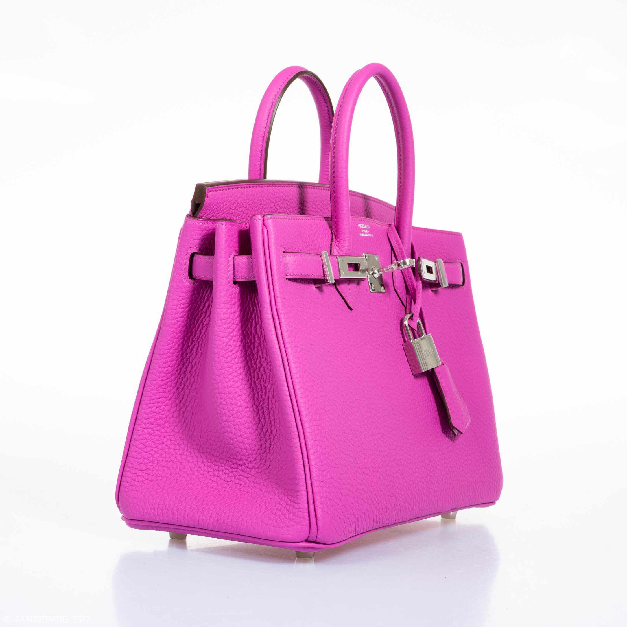 HermÃƒÆ’Ã‚Â¨s Birkin 25 Magnolia Togo Palladium Hardware - 2018, C
