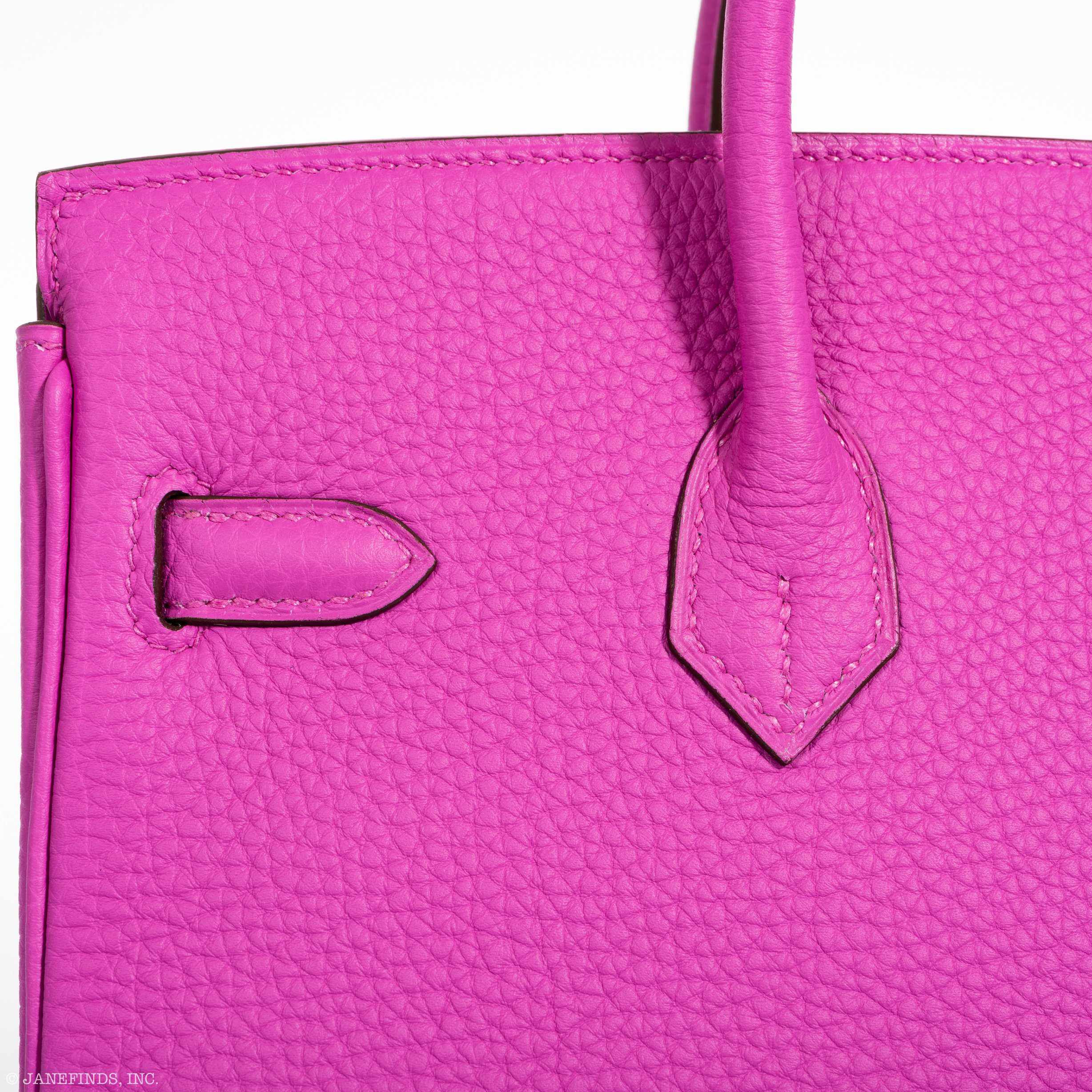 HermÃƒÆ’Ã‚Â¨s Birkin 25 Magnolia Togo Palladium Hardware - 2018, C