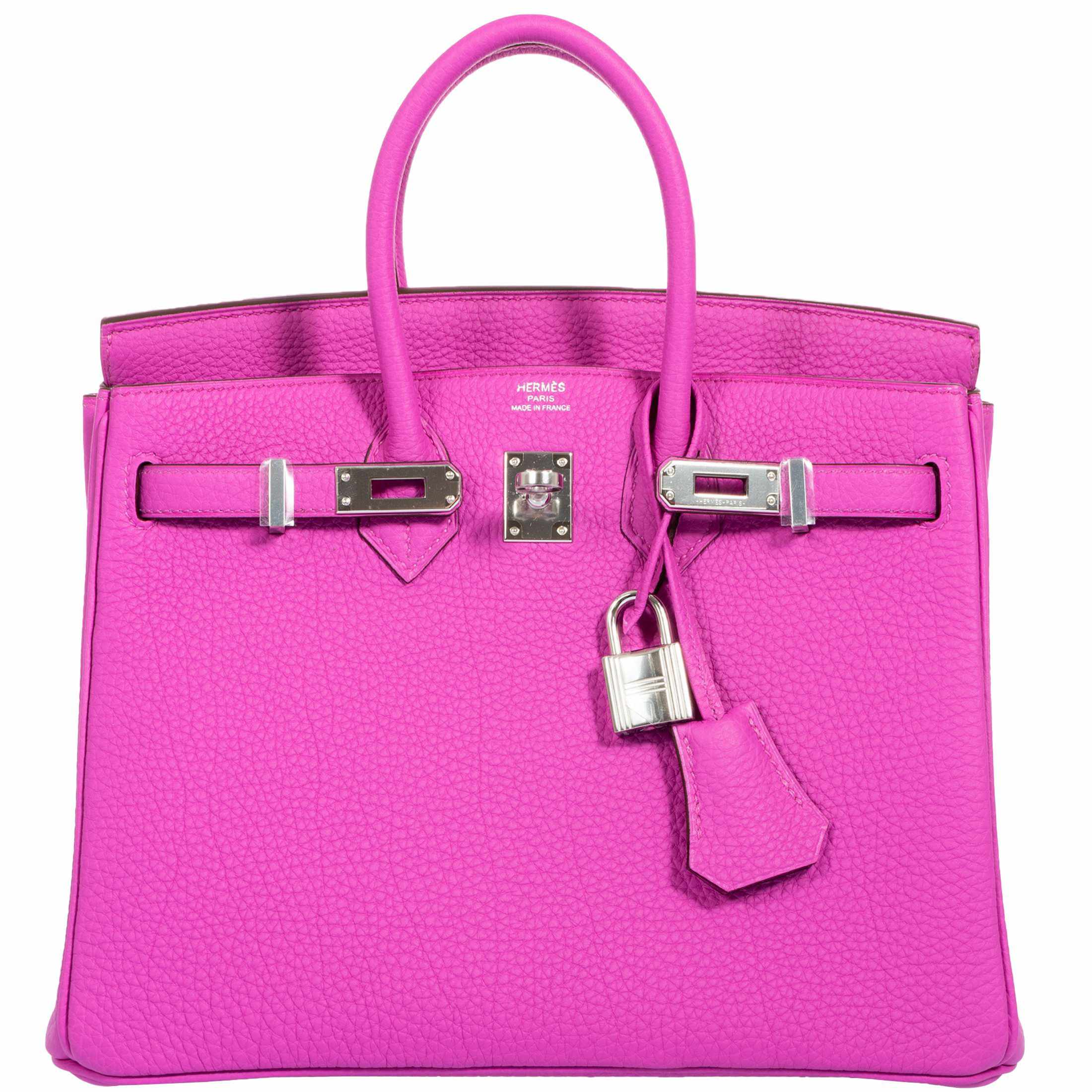HermÃƒÆ’Ã‚Â¨s Birkin 25 Magnolia Togo Palladium Hardware - 2018, C