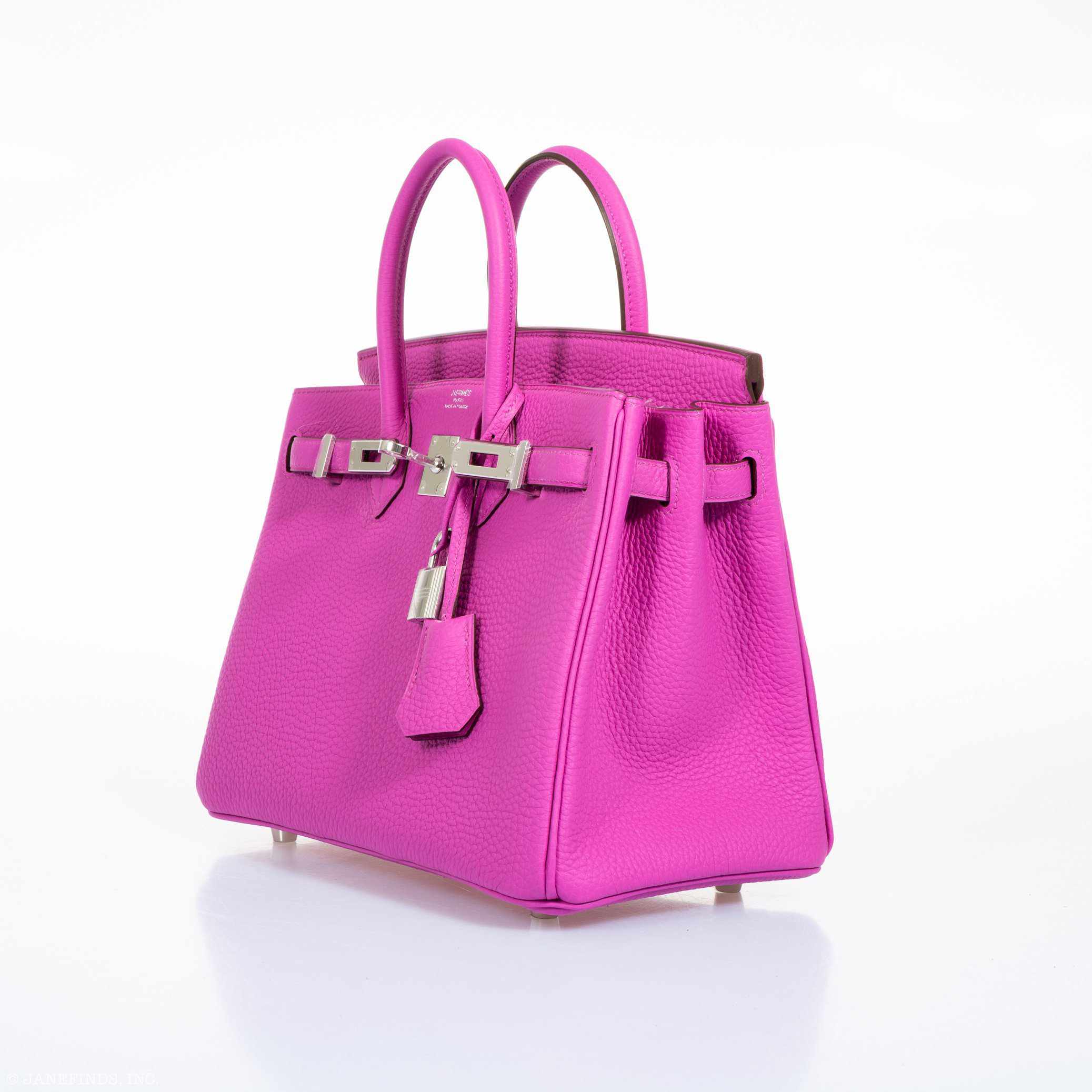 HermÃƒÆ’Ã‚Â¨s Birkin 25 Magnolia Togo Palladium Hardware