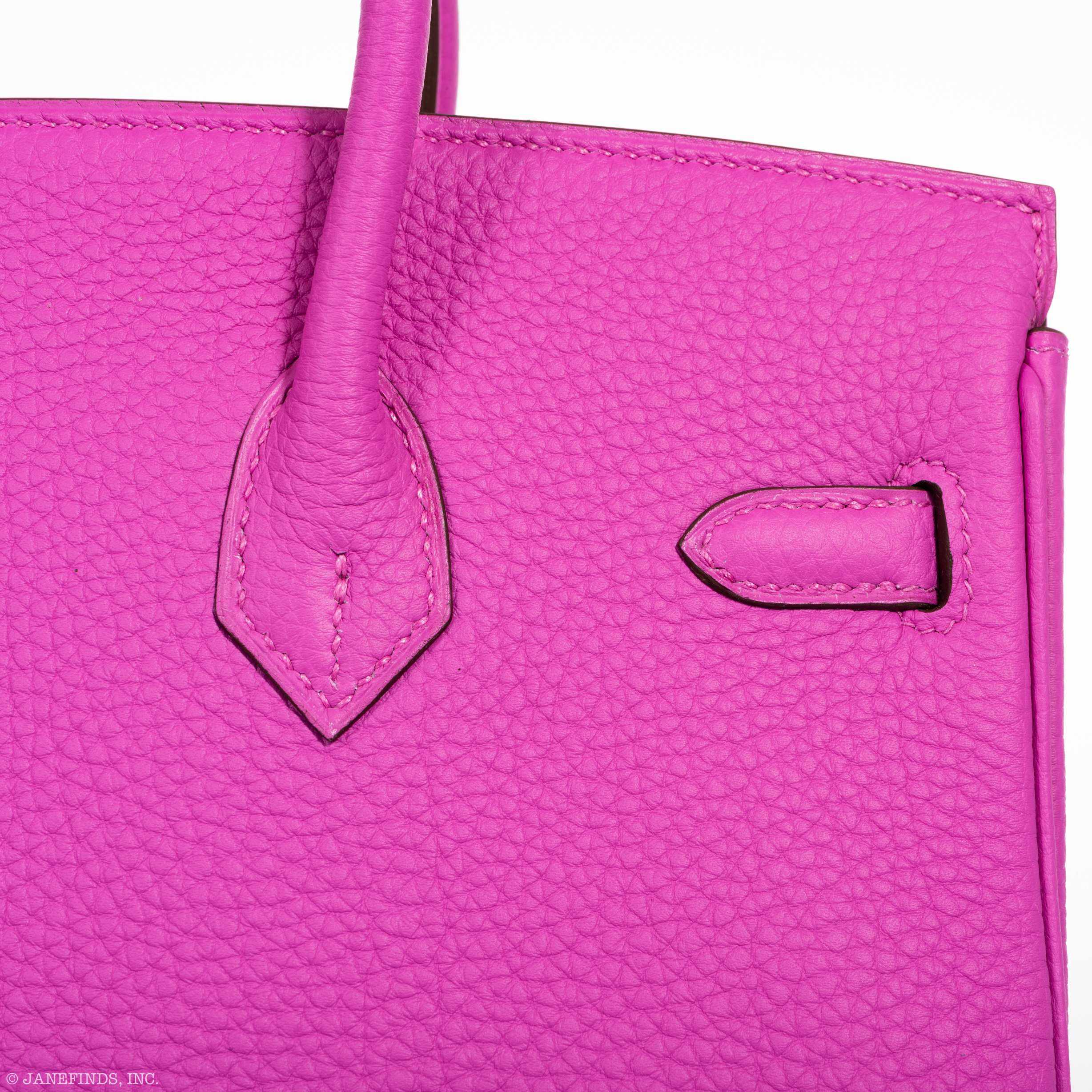 HermÃƒÆ’Ã‚Â¨s Birkin 25 Magnolia Togo Palladium Hardware