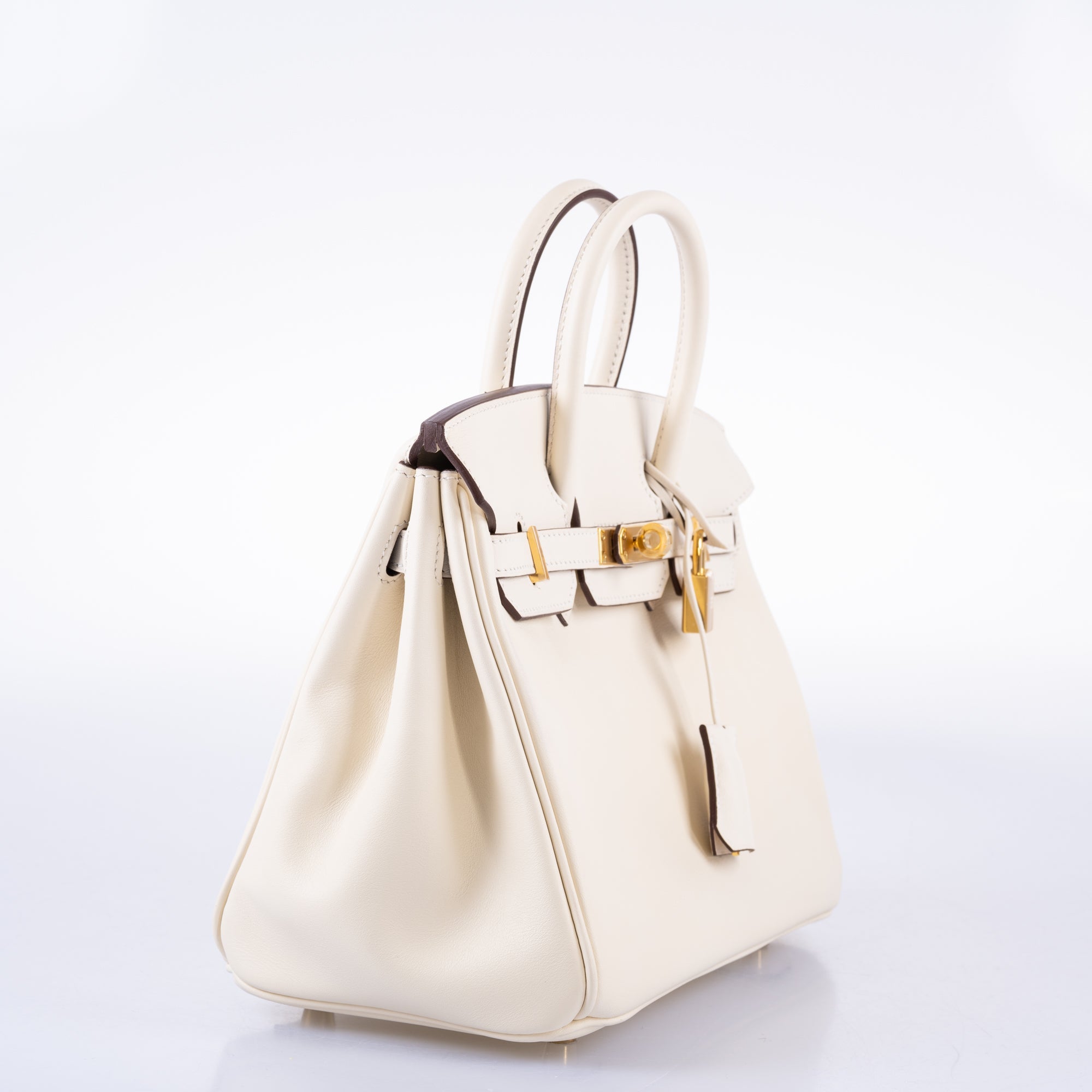 HermÃƒÆ’Ã‚Â¨s Birkin 25 Nata Swift leather Gold Hardware - 2021, Z