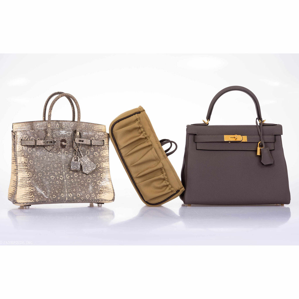 HermÃƒÆ’Ã‚Â¨s Birkin 25 Ombre Lizard Palladium Hardware - Very Rare