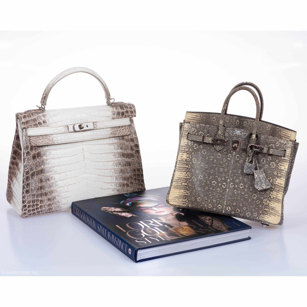 HermÃƒÆ’Ã‚Â¨s Birkin 25 Ombre Lizard Palladium Hardware - Very Rare