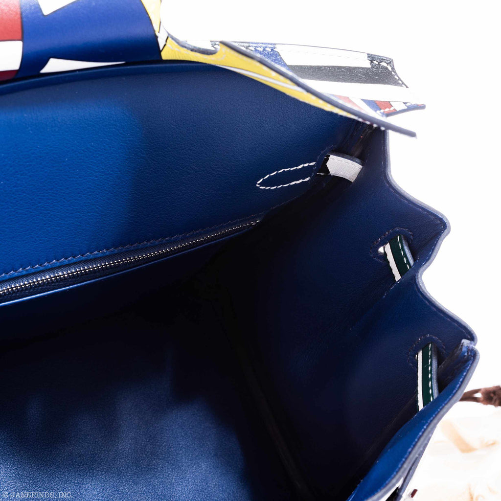 HermÃƒÆ’Ã‚Â¨s Birkin 25 "One Two Three And Away We Go!" Limited Edition By Nigel Peak Multicolor Swift Leather - 2018, C