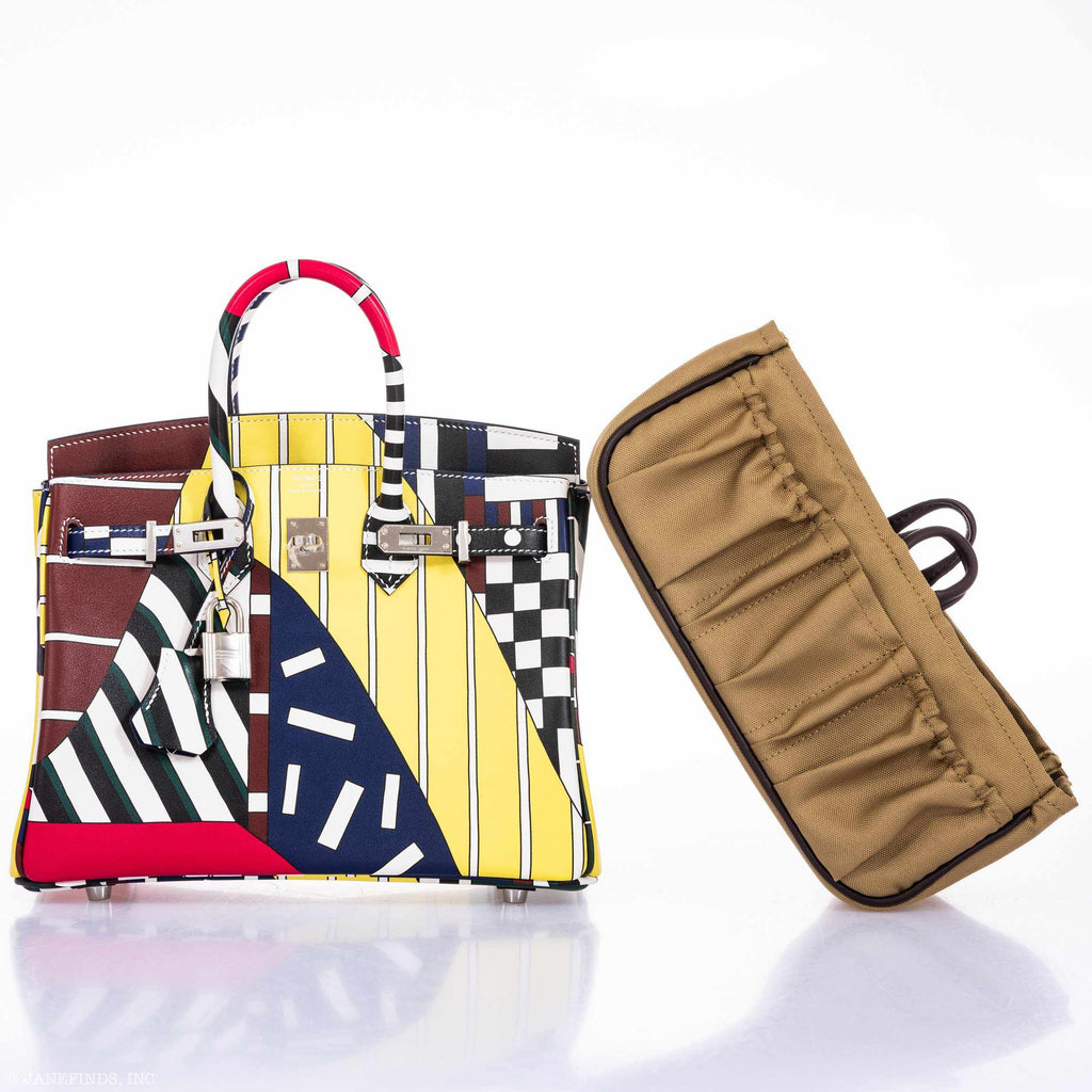 HermÃƒÆ’Ã‚Â¨s Birkin 25 "One Two Three And Away We Go!" Limited Edition By Nigel Peak Multicolor Swift Leather - 2018, C