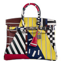HermÃƒÆ’Ã‚Â¨s Birkin 25 "One Two Three And Away We Go!" Limited Edition By Nigel Peak Multicolor Swift Leather - 2018, C