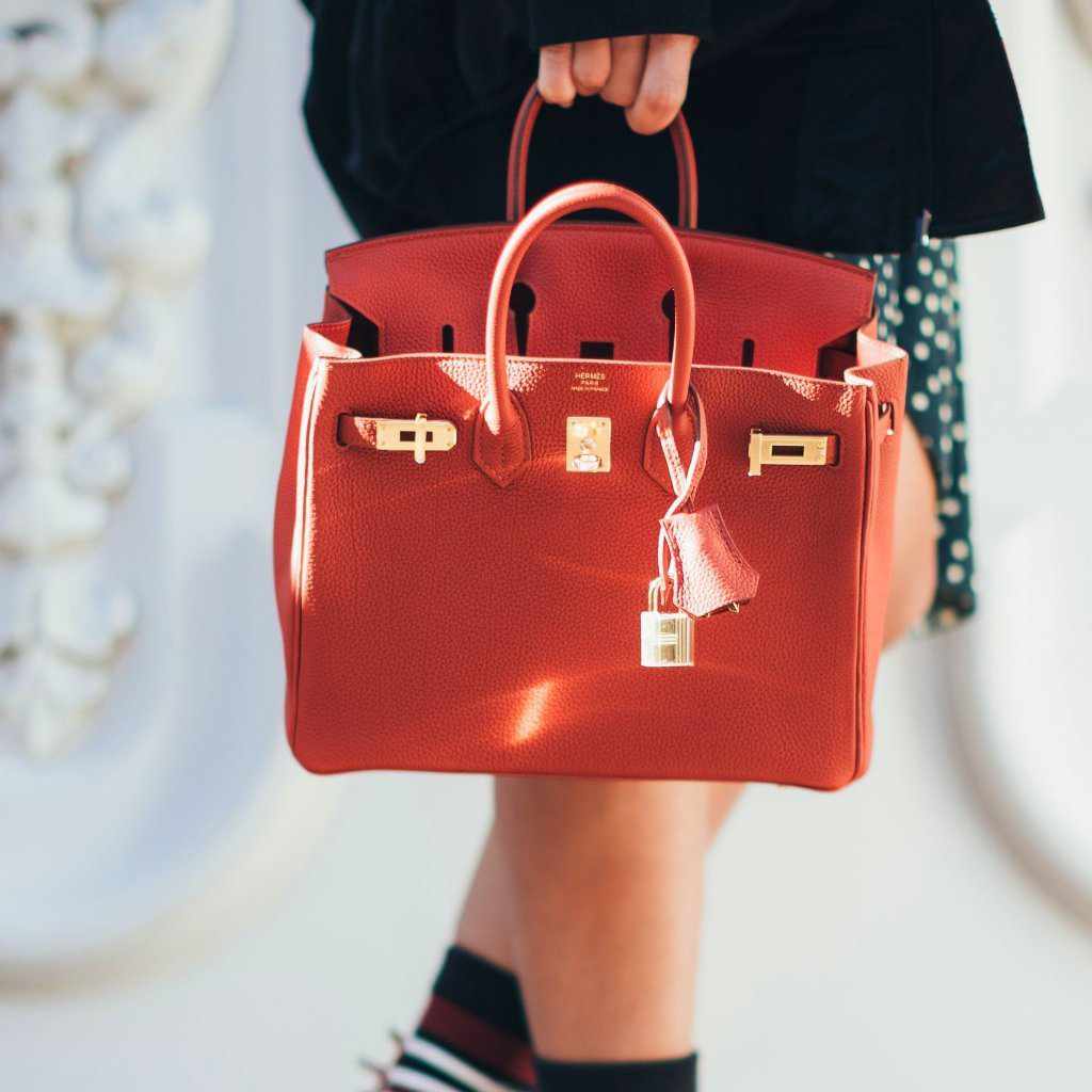 HermÃƒÆ’Ã‚Â¨s Birkin 25 Red Vermillion Togo Gold Hardware