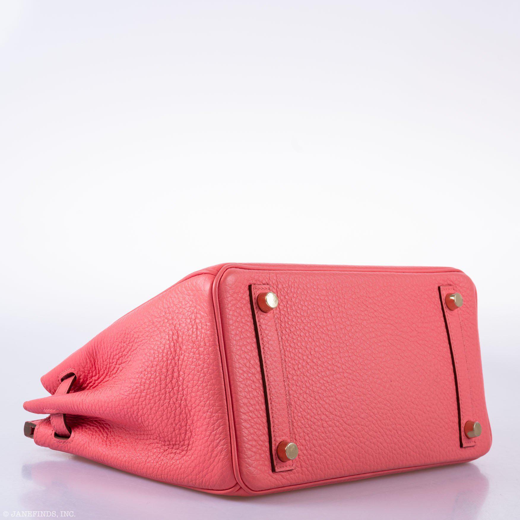 HermÃƒÆ’Ã‚Â¨s Birkin 25 Rose Lipstick Togo Gold Hardware - 2013, Q Square
