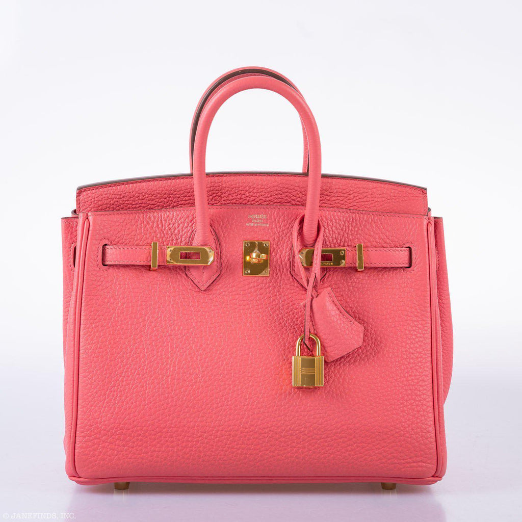 HermÃƒÆ’Ã‚Â¨s Birkin 25 Rose Lipstick Togo Gold Hardware - 2013, Q Square