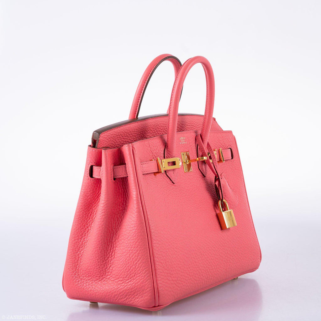 HermÃƒÆ’Ã‚Â¨s Birkin 25 Rose Lipstick Togo Gold Hardware - 2013, Q Square