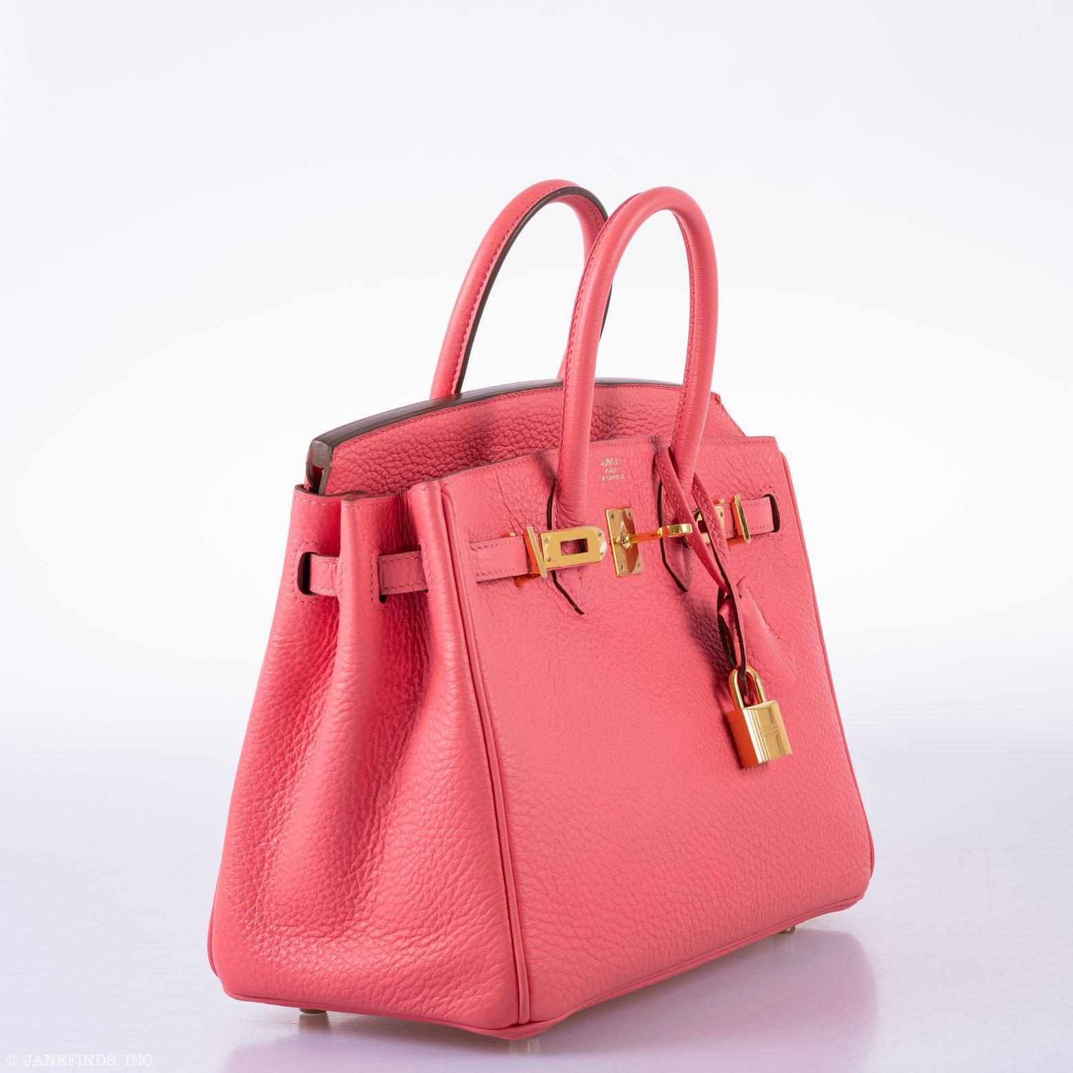 HermÃƒÆ’Ã‚Â¨s Birkin 25 Rose Lipstick Togo Gold Hardware - 2013, Q Square