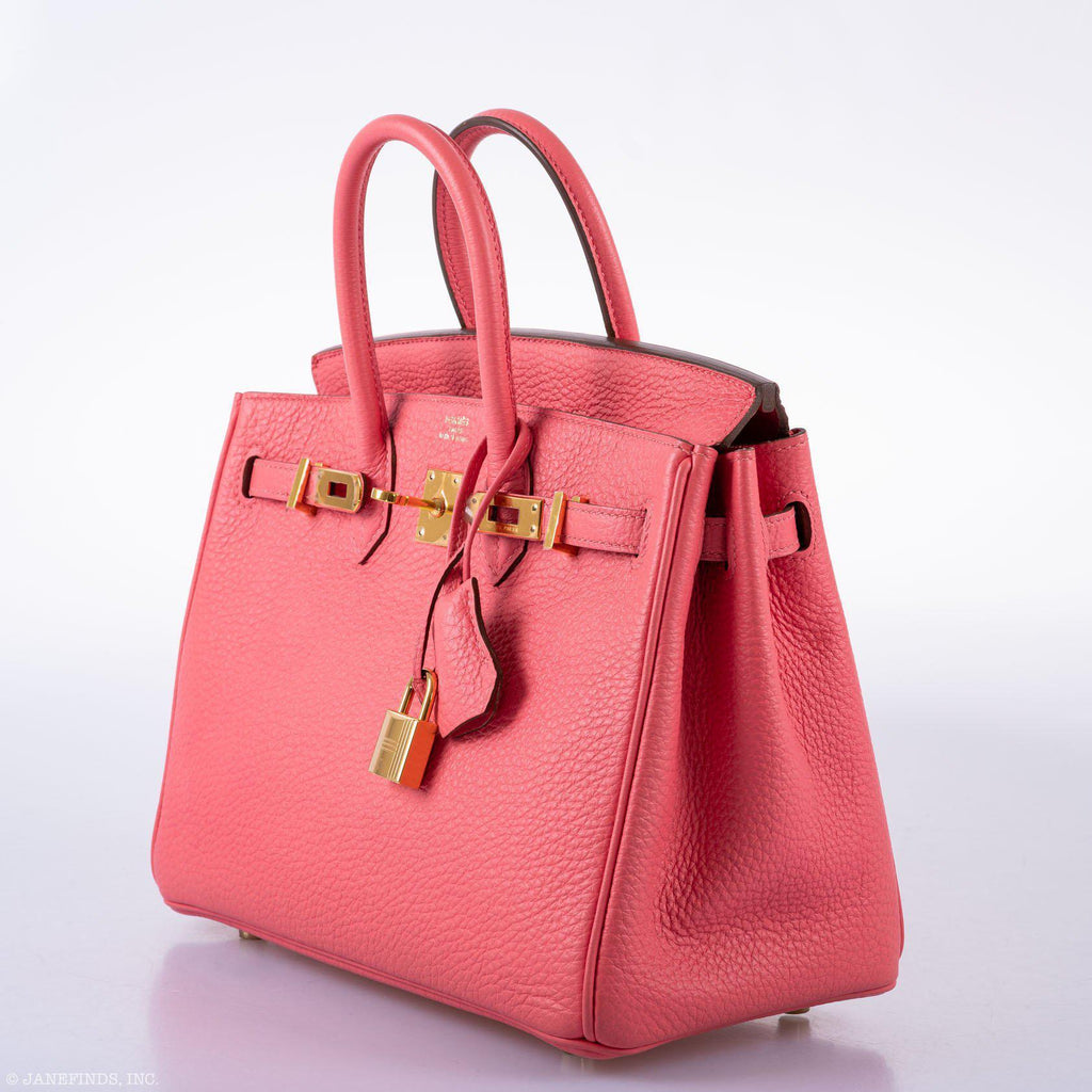 HermÃƒÆ’Ã‚Â¨s Birkin 25 Rose Lipstick Togo Gold Hardware - 2013, Q Square