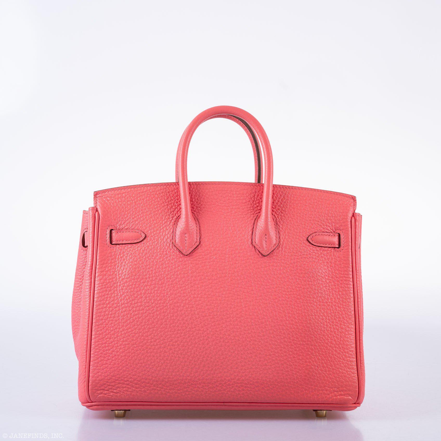 HermÃƒÆ’Ã‚Â¨s Birkin 25 Rose Lipstick Togo Gold Hardware - 2013, Q Square