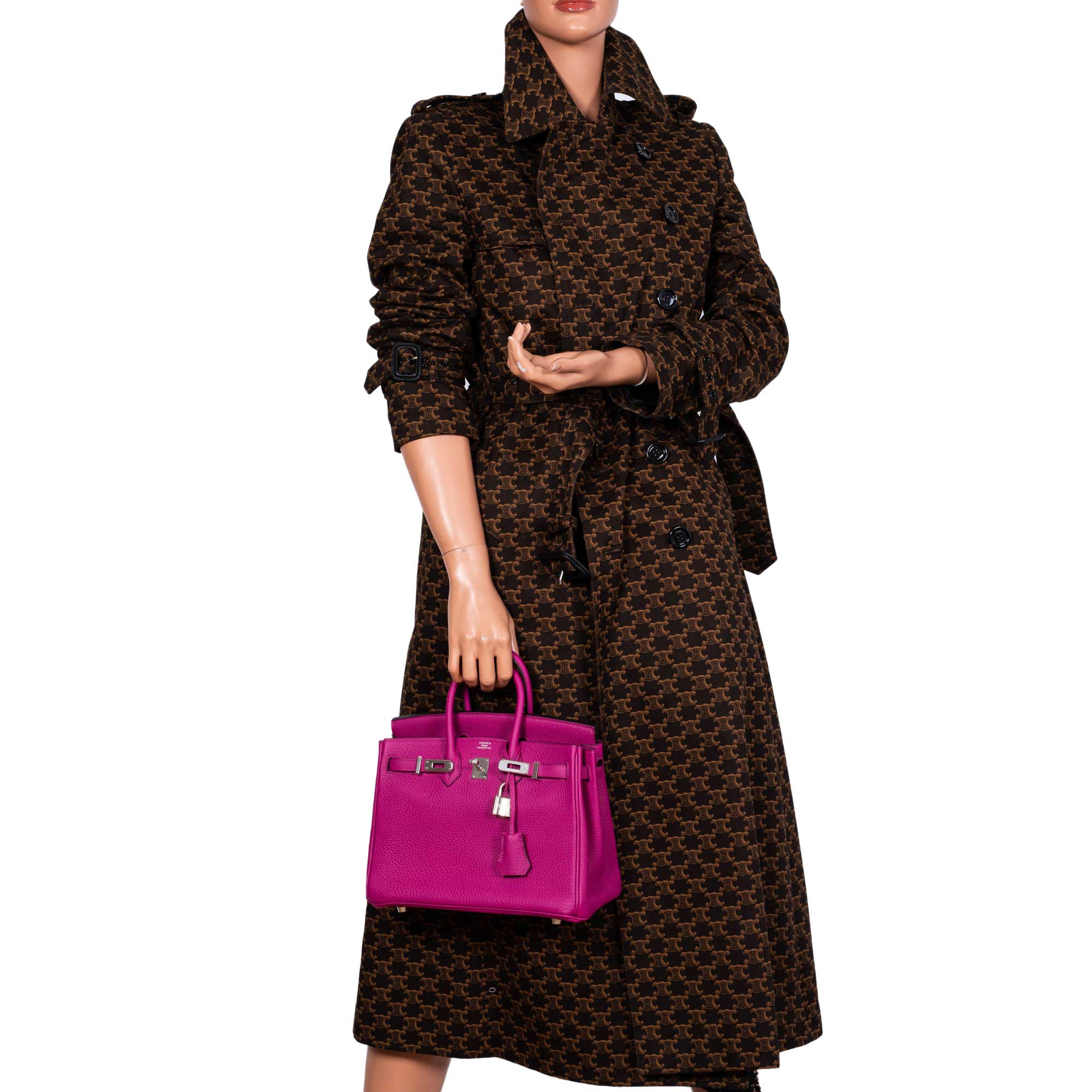 HermÃƒÆ’Ã‚Â¨s Birkin 25 Rose Pourpre Togo with Palladium Hardware - 2017, A