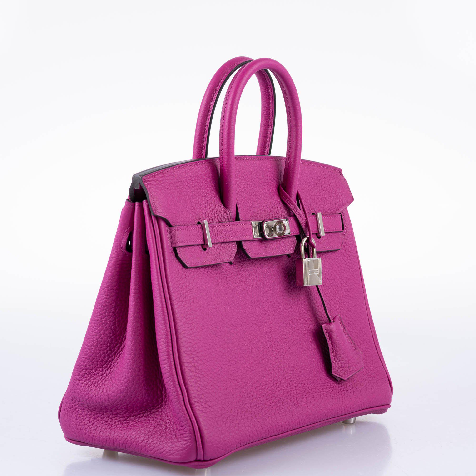 HermÃƒÆ’Ã‚Â¨s Birkin 25 Rose Pourpre Togo with Palladium Hardware - 2017, A
