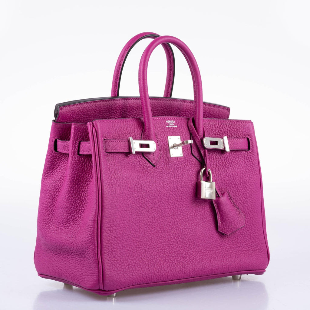 HermÃƒÆ’Ã‚Â¨s Birkin 25 Rose Pourpre Togo with Palladium Hardware - 2017, A