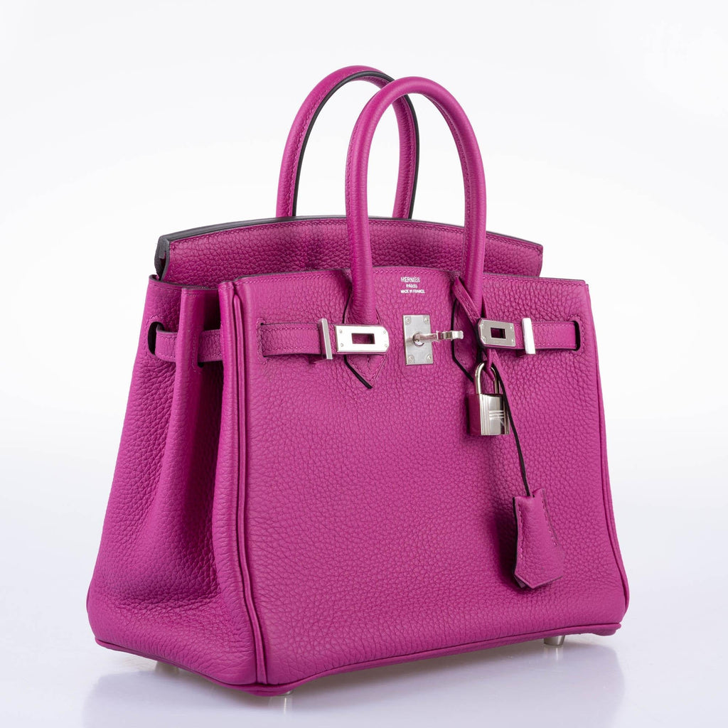 HermÃƒÆ’Ã‚Â¨s Birkin 25 Rose Pourpre Togo with Palladium Hardware - 2017, A