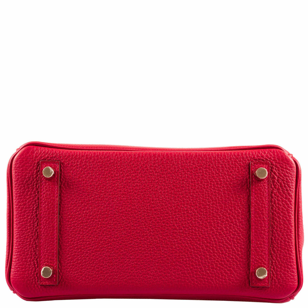 HermÃƒÆ’Ã‚Â¨s Birkin 25 Rouge Vif Togo Gold Hardware