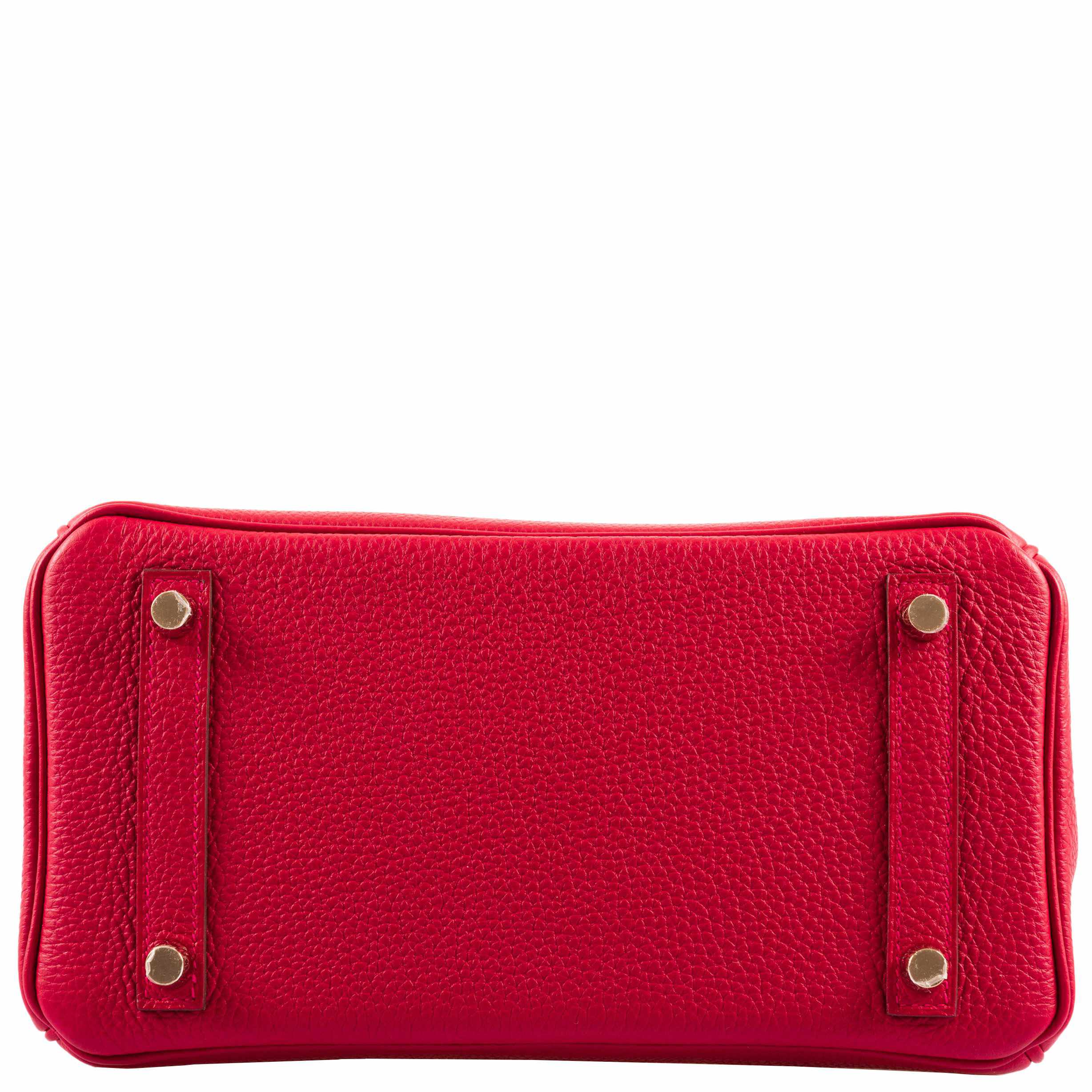 HermÃƒÆ’Ã‚Â¨s Birkin 25 Rouge Vif Togo Gold Hardware