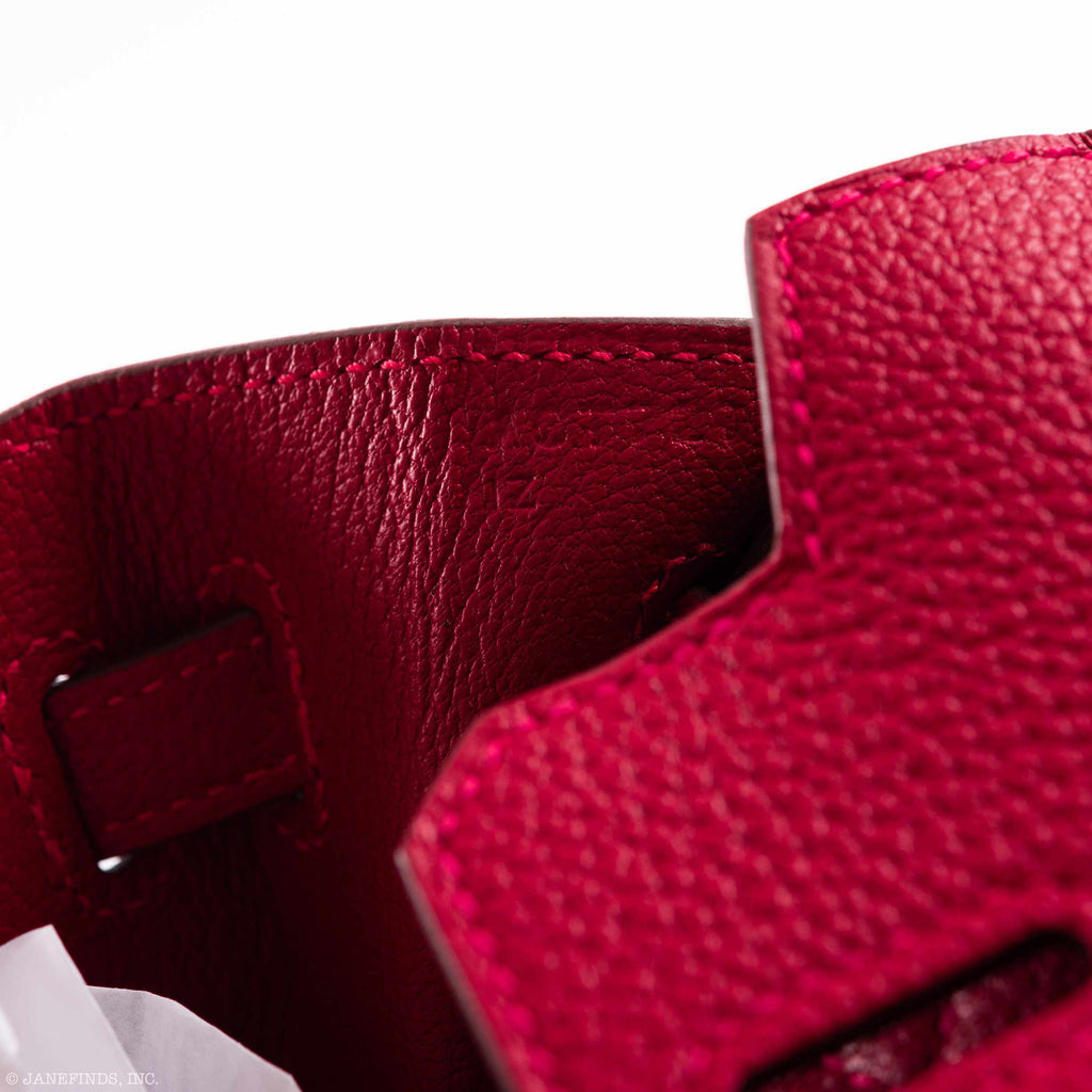 HermÃƒÆ’Ã‚Â¨s Birkin 25 Rouge Vif Togo Gold Hardware