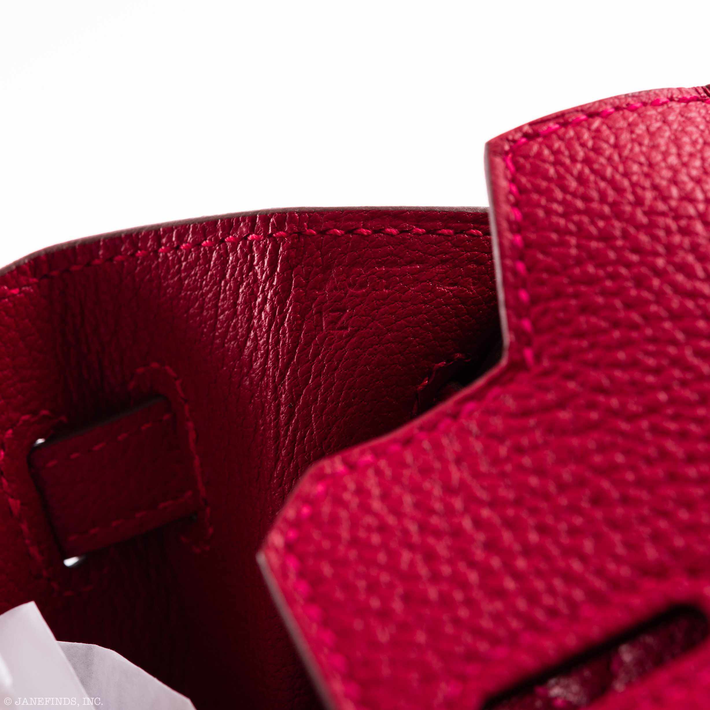 HermÃƒÆ’Ã‚Â¨s Birkin 25 Rouge Vif Togo Gold Hardware