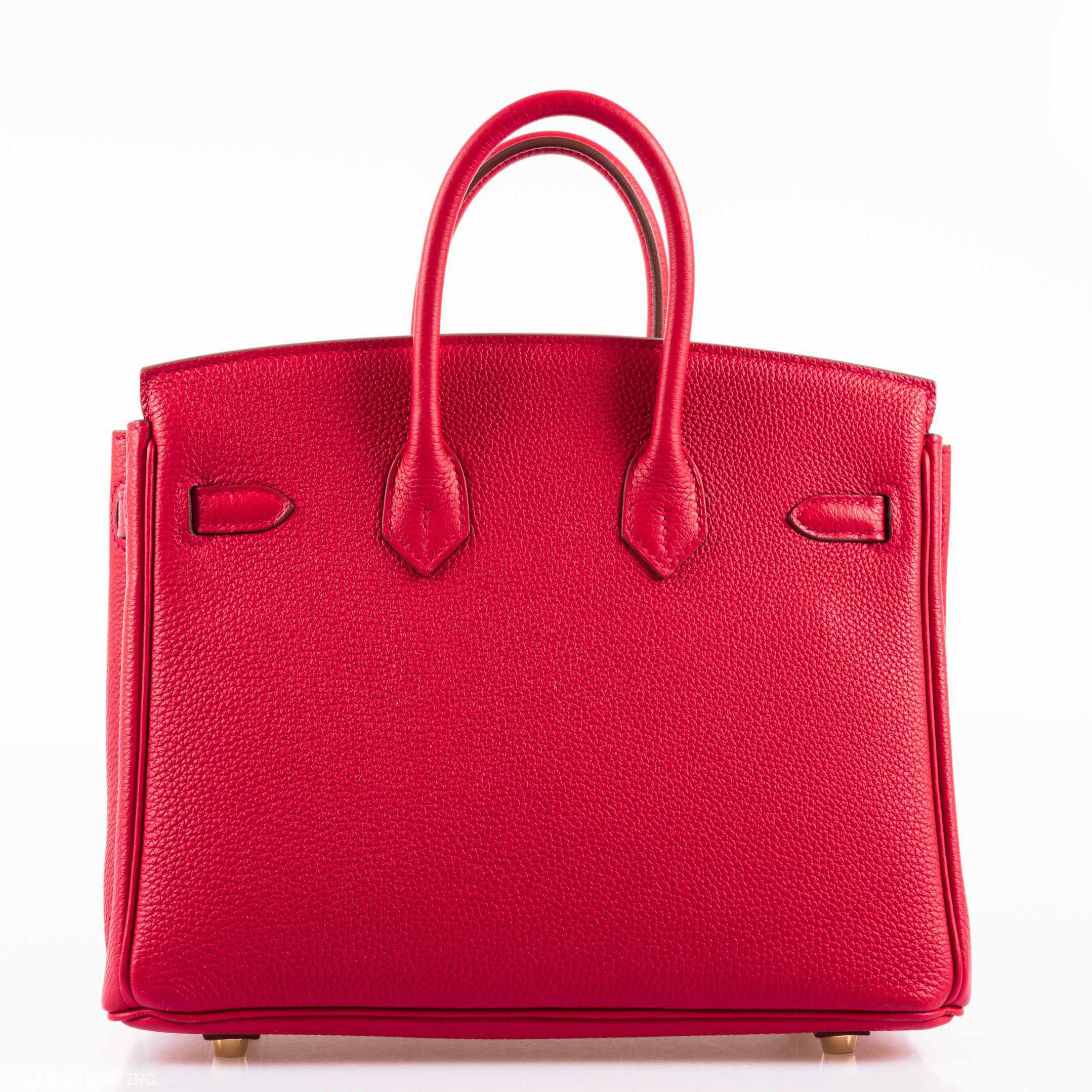 HermÃƒÆ’Ã‚Â¨s Birkin 25 Rouge Vif Togo Gold Hardware
