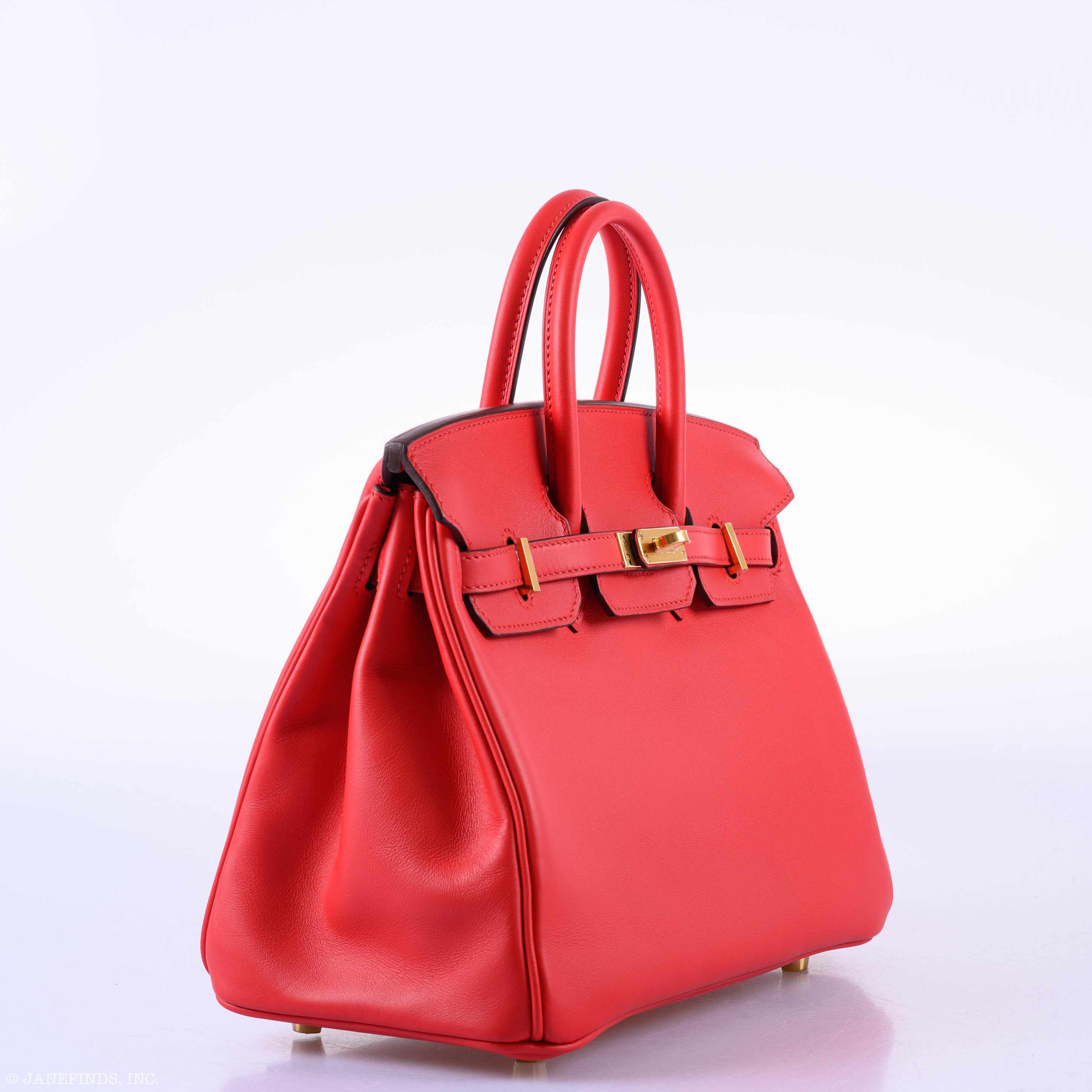 HermÃƒÆ’Ã‚Â¨s Birkin 25 Rouge de Couer Swift leather Gold Hardware - 2019, D