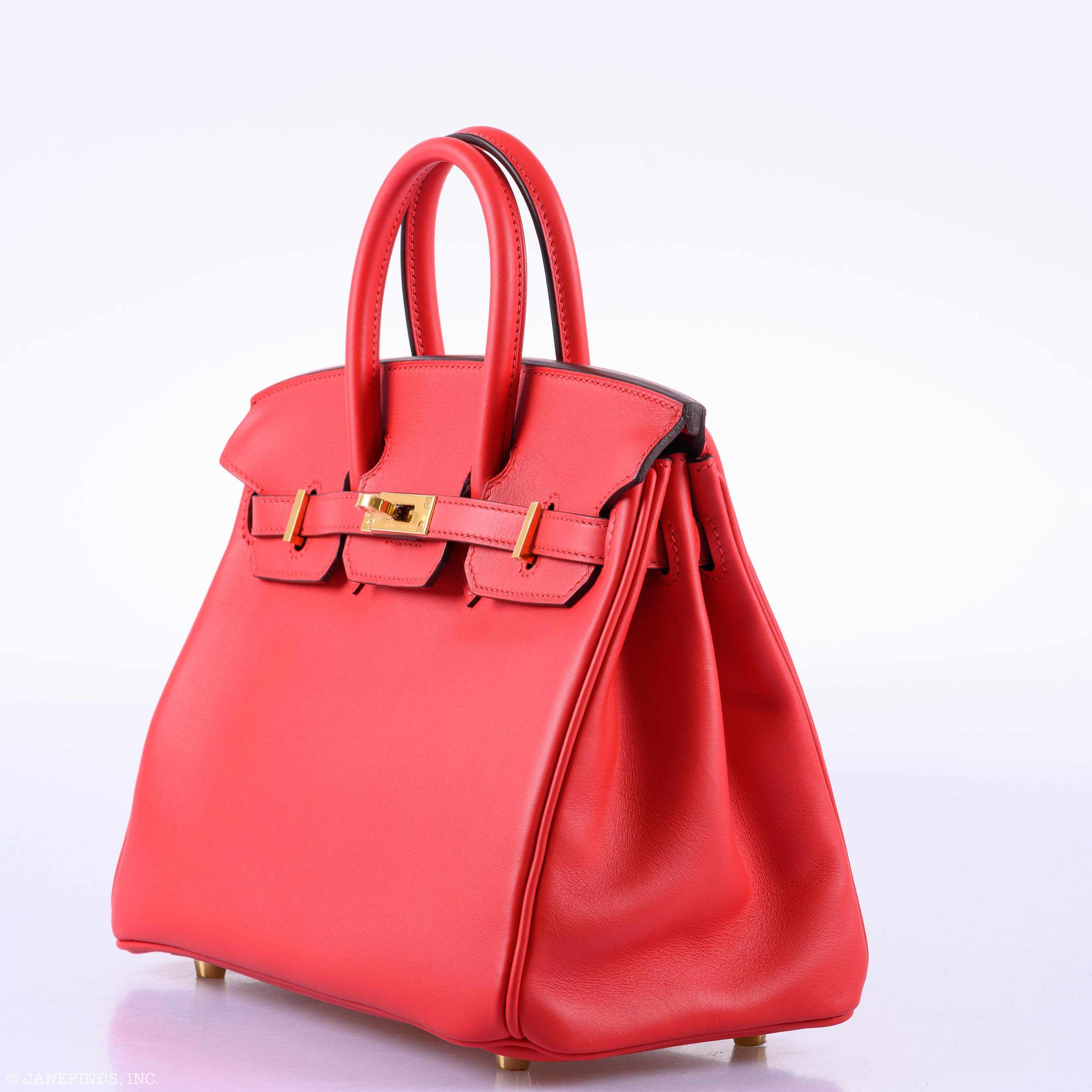HermÃƒÆ’Ã‚Â¨s Birkin 25 Rouge de Couer Swift leather Gold Hardware - 2019, D