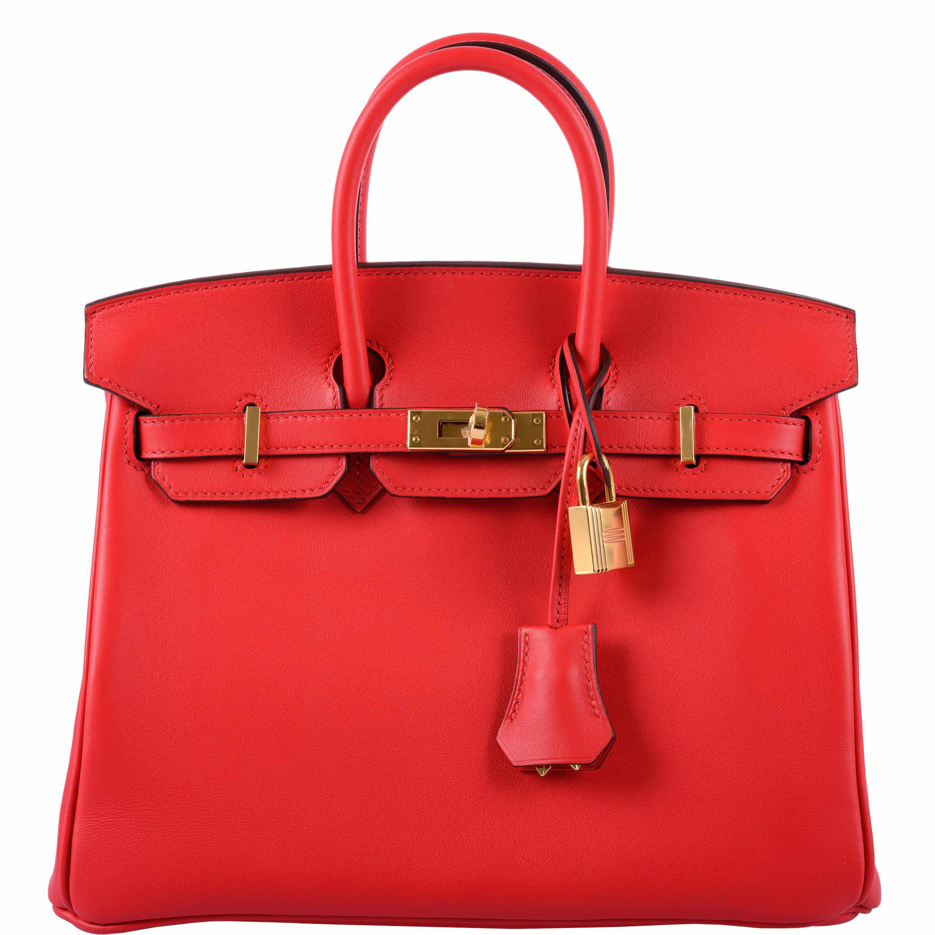 HermÃƒÆ’Ã‚Â¨s Birkin 25 Rouge de Couer Swift leather Gold Hardware - 2019, D