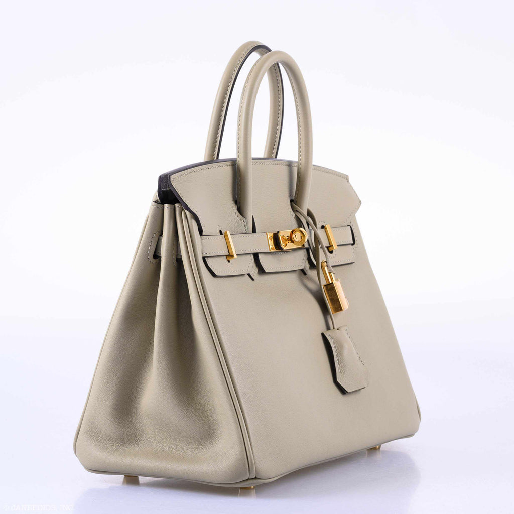 HermÃƒÆ’Ã‚Â¨s Birkin 25 Sauge Swift Gold Hardware - 2016, X