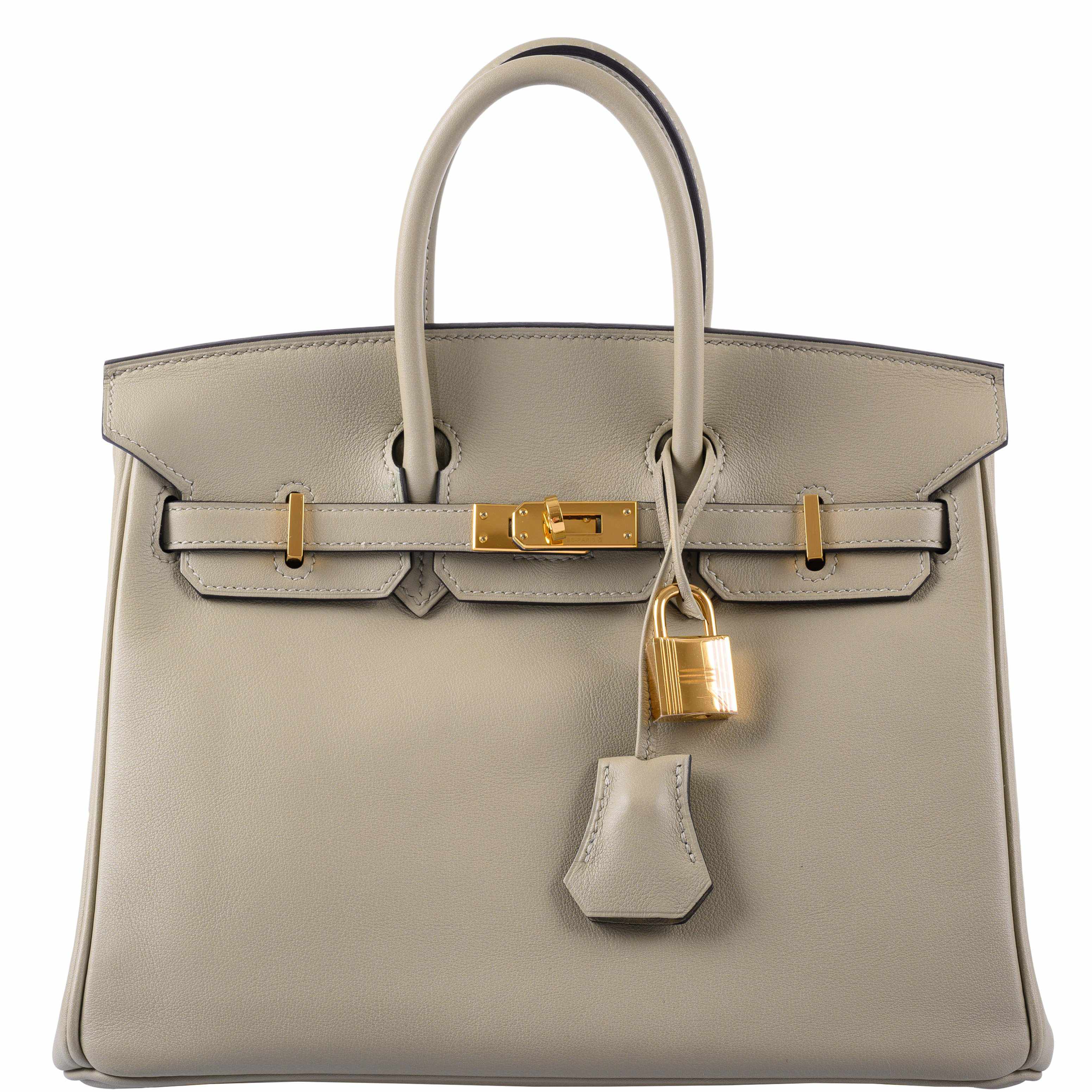 HermÃƒÆ’Ã‚Â¨s Birkin 25 Sauge Swift Gold Hardware - 2016, X