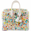 HermÃƒÆ’Ã‚Â¨s Birkin 25 White Epsom ÃƒÂ¢Ã¢â€šÂ¬Ã…â€œRainbow FizzÃƒÂ¢Ã¢â€šÂ¬Ã‚Â Palladium Hardware * JaneFinds Custom Shop