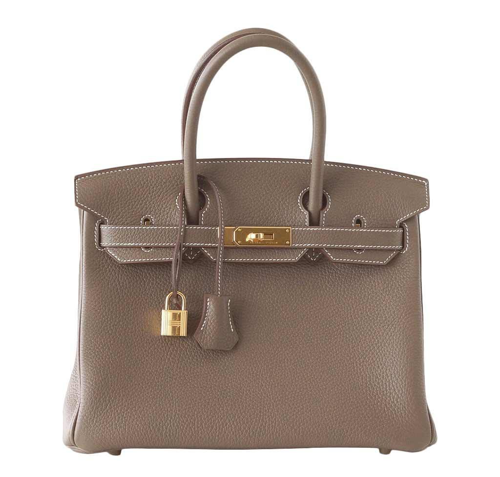 HermÃƒÆ’Ã‚Â¨s Birkin 30 Etoupe Togo Bag