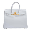 HermÃƒÆ’Ã‚Â¨s Birkin 35 Blanc Epsom Bag GHW