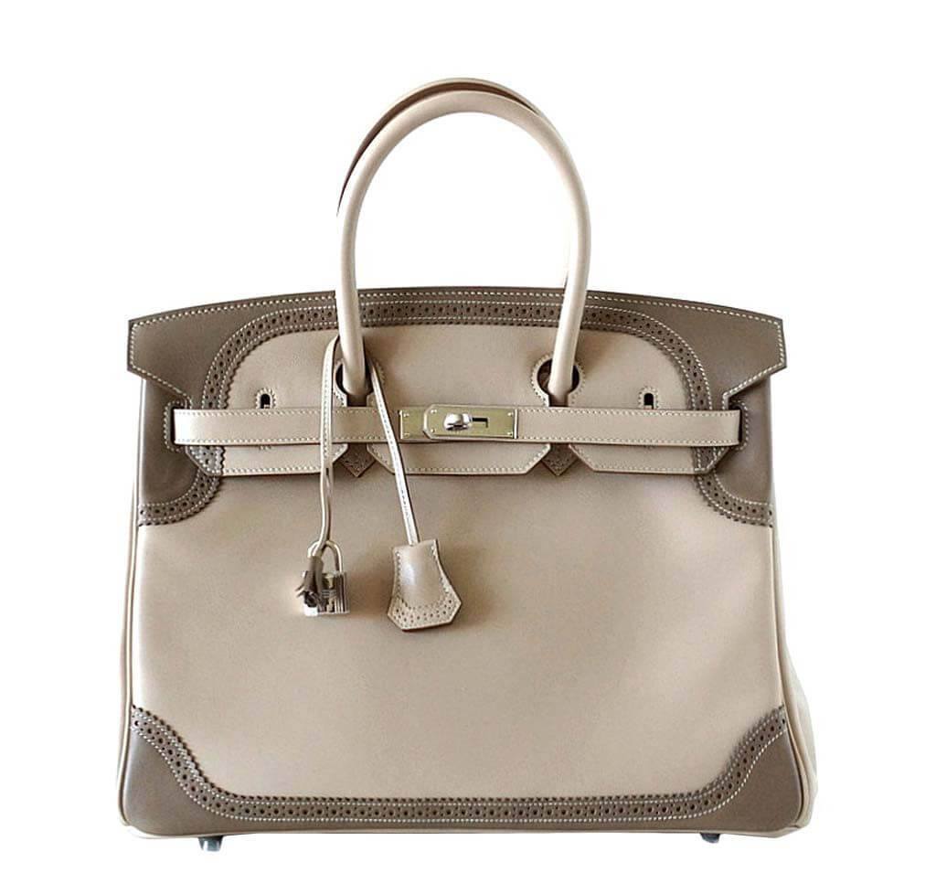 HermÃƒÆ’Ã‚Â¨s Birkin 35 Bag Ghillies - Limited Edition