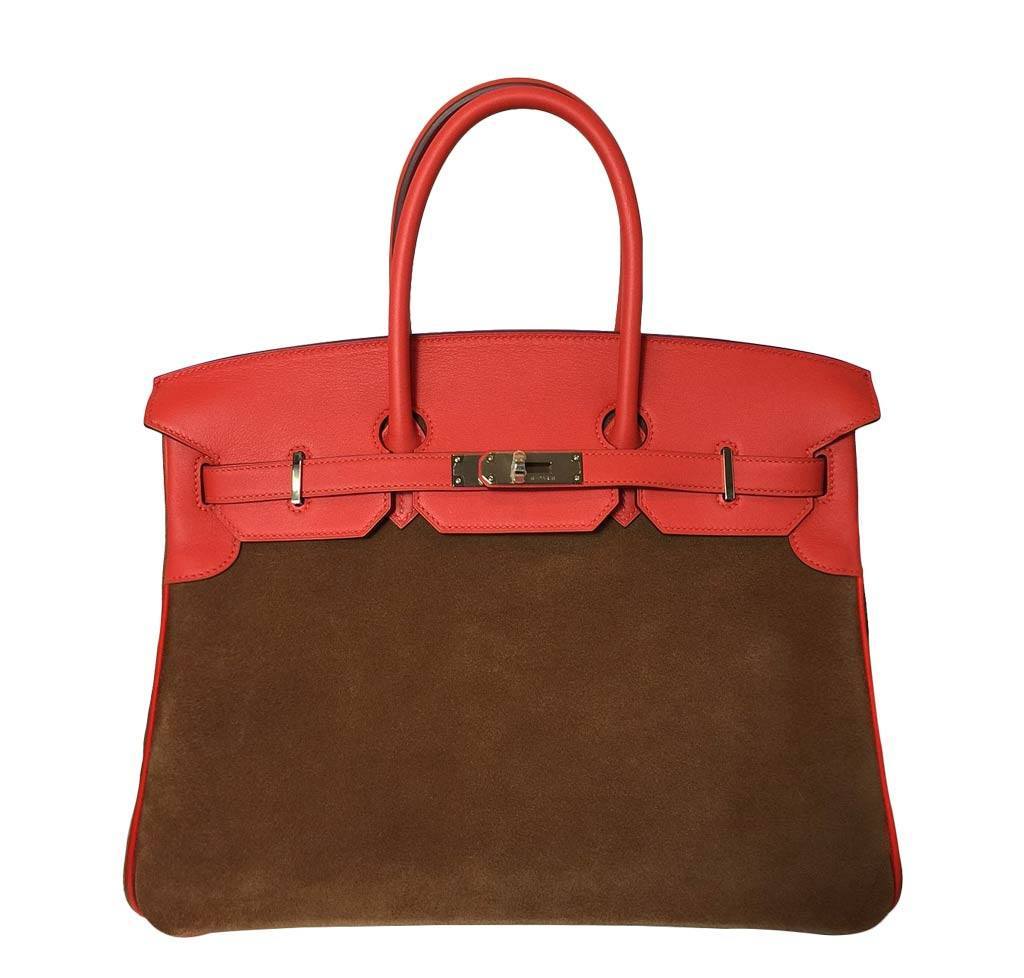 HermÃƒÆ’Ã‚Â¨s Birkin 35 Grizzly Bag Suede - Limited Editon