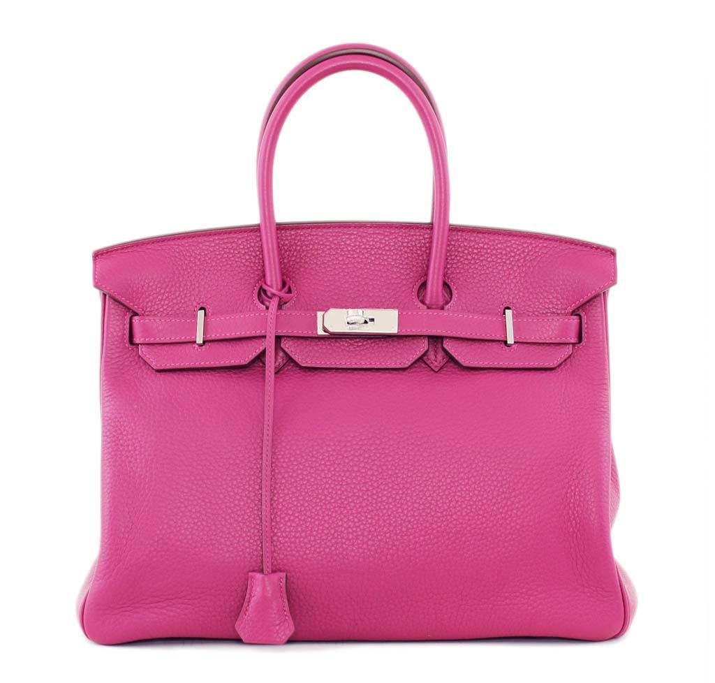 HermÃƒÆ’Ã‚Â¨s Birkin 35 Tosca Clemence Bag PHW