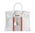 HermÃƒÆ’Ã‚Â¨s Birkin 35 White Club Bag PHW