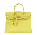 HermÃƒÆ’Ã‚Â¨s Birkin 35 Souffre Yellow Bag
