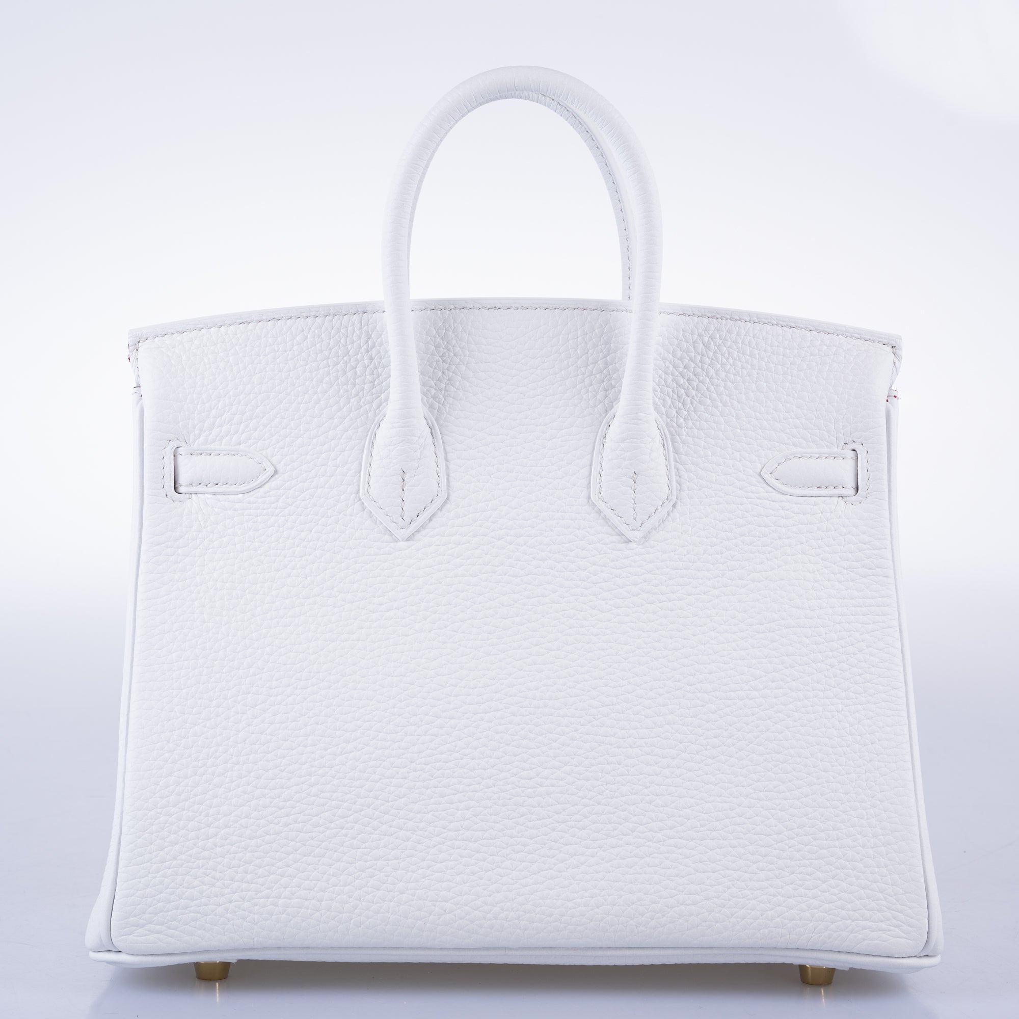 HermÃƒÆ’Ã‚Â¨s HSS Birkin 25 White Togo and Rose Pourpre Interior with Brushed Gold Hardware - 2021, Z