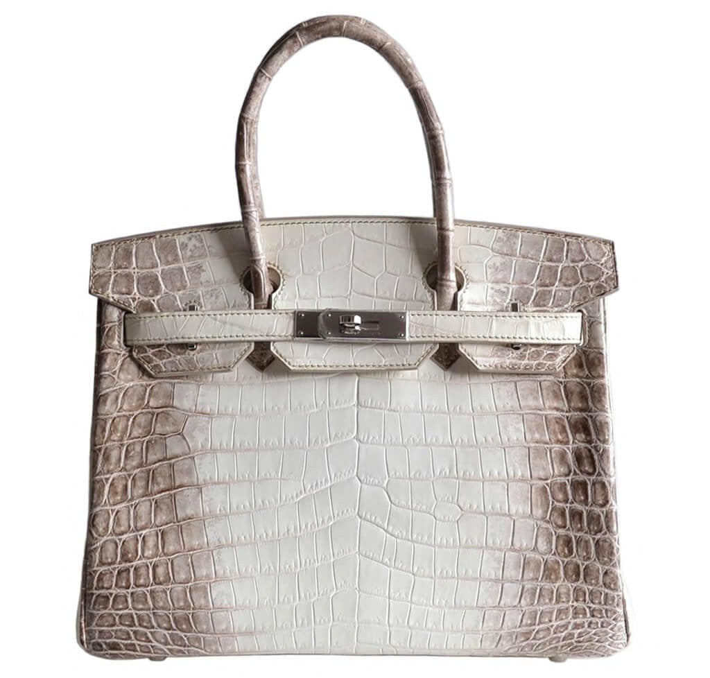 HermÃƒÆ’Ã‚Â¨s Birkin 30 Himalayan Niloticus Crocodile Bag