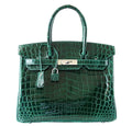 HermÃƒÆ’Ã‚Â¨s Birkin 30 Bag Emeraude Niloticus Crocodile